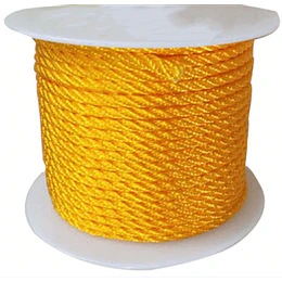 CORDEL NYLON AMARILLO 6MM X METRO