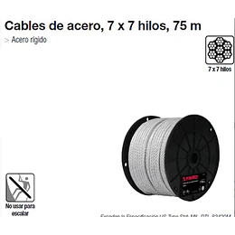 CABLE ACERO 3/8 X 6X 19
