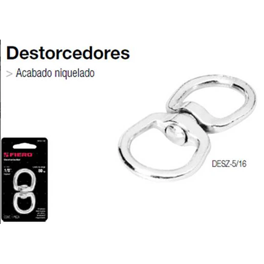DESTORCEDOR TRUPER ZINC-NIQUELADO 5/32 40KG