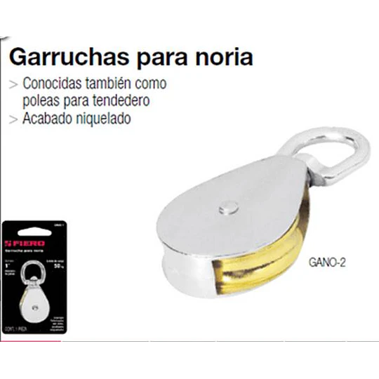 ROLDANA TRUPER SENCILLA 1.1/2 75KG # GANO-1.1/2