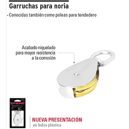 ROLDANA TRUPER SENCILLA 3/4 40KG # GANO-3/4