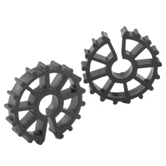 SEPARADOR RUEDA MOLDAJE 25MM NEGROS 25 UNIDADES
