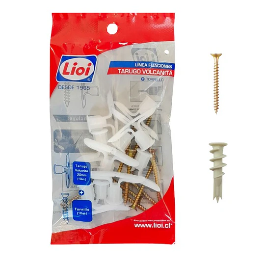 TARUGO BROCA + TORNILLO PHI 4.5X35 (10 UN C/U)