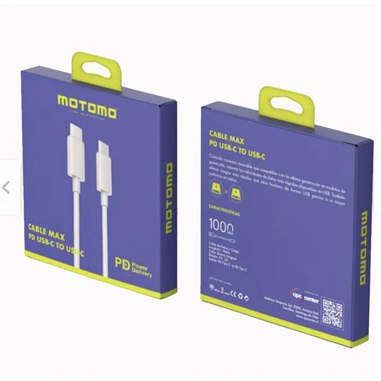 CABLE TIPO-C A TIPO-C MOTOMO