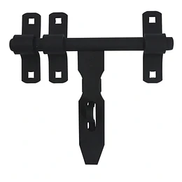 CERROJO CARCELERO C/TORN. 12X 5/8 PULG NEGRO LIOI