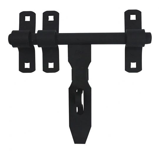 CERROJO CARCELERO C/TORN. 8X 5/8 PULG NEGRO LIOI