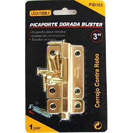PICAPORTE DORADO 3PULG UYUSTOOLS