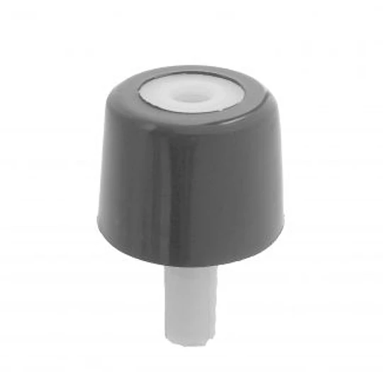 TOPE PUERTA CONICO PLASTICO GRIS