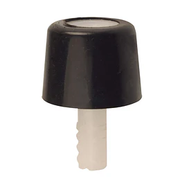 TOPE PUERTA CONICO PLASTICO NEGRO