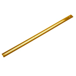 CUBREJUNTA PLANA C/TORNILLOS ALUMINIO ORO 0.985MTS LIOI
