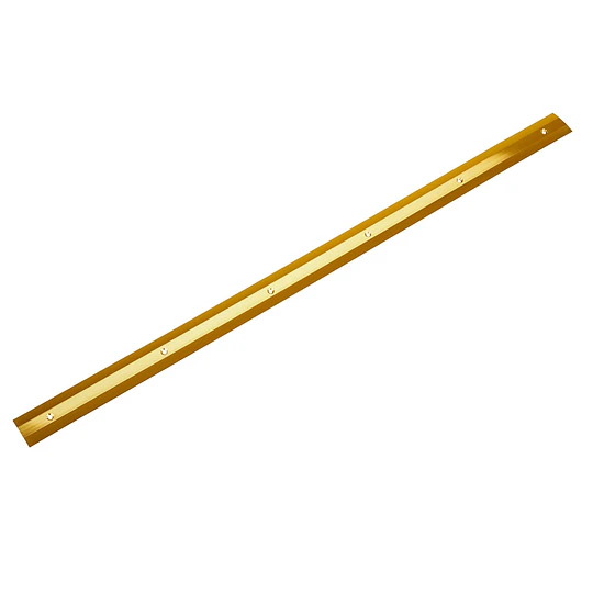 CUBREJUNTA PLANA C/TORNILLOS ALUMINIO ORO 0.985MTS LIOI