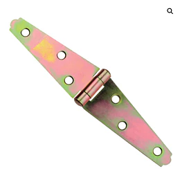 BISAGRA ALA 5 A. ZINCADO C/TORNILLOS 2 U LIOI