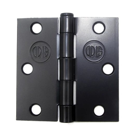 BISAGRA 3.5X3.5 NEGRA 3 UNIDADES ODIS