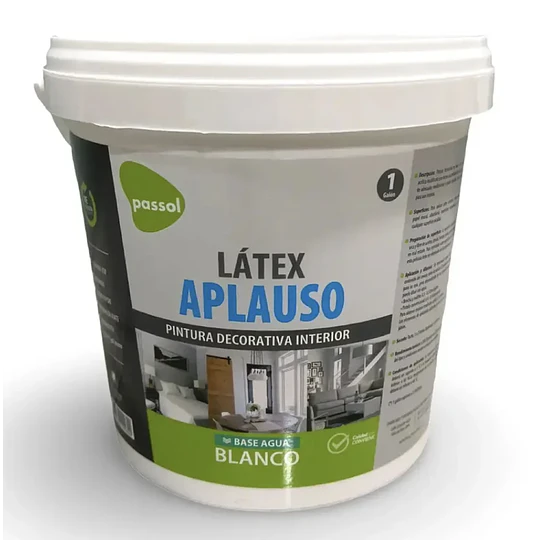 LATEX APLAUSO BLANCO 1 GL PASSOL