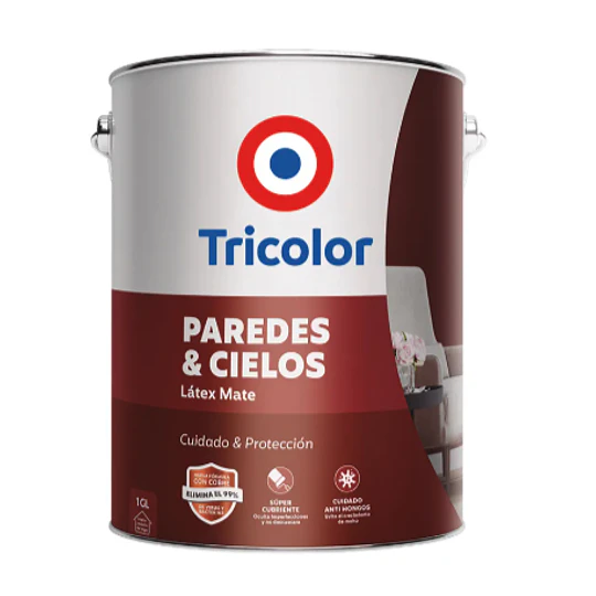 PAREDES Y CIELOS AMARILLO TROPICAL 1 GL TRICOLOR