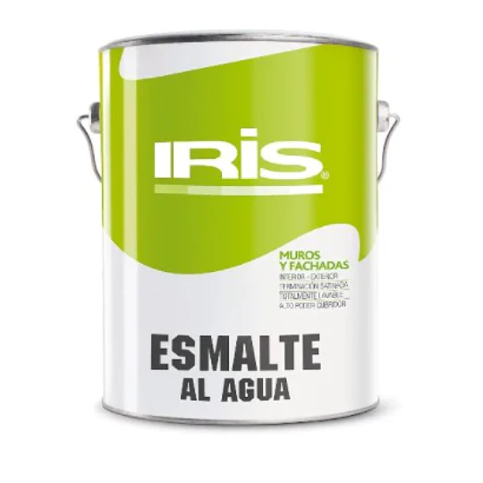ESMALTE AL AGUA AZUL PQTE VELA 1 GL IRIS/ FAST