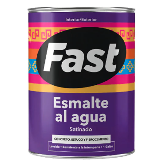 ESMALTE AL AGUA BLANCO 1/4 GL FAST