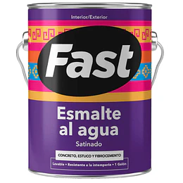 ESMALTE AL AGUA LILA 1 GL FAST