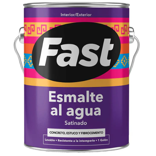 ESMALTE AL AGUA LILA 1 GL FAST