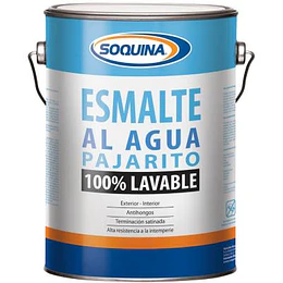 ESMALTE AGUA PAJARITO BASE MEDIA GL SOQUINA