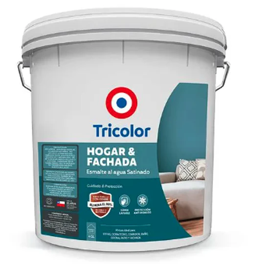 HOGAR Y FACHADABLANCO PERFECTO 4 GLS TRICOLOR