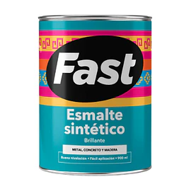 ESMALTE SINTETICO GRIS OSCURO 900ML FAST