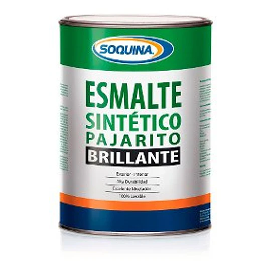 ESMALTE SINT PAJARITO BLANCO 1LT SOQUINA