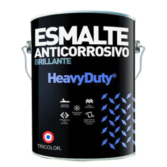 ESMALTE ANTICORROSIVO BLANCO 1 GL TRICOLOR HEAVYDUTY