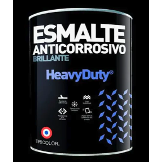 ESMALTE ANTICORROSIVO ROJO MANDARIN 1/4 GL TRICOLOR HEAVYDUTY