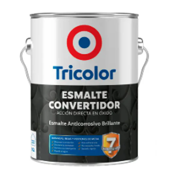 ESMALTE CONVERTIDOR 7 BENEFICIOS NEGRO 1 GL TRICOLOR