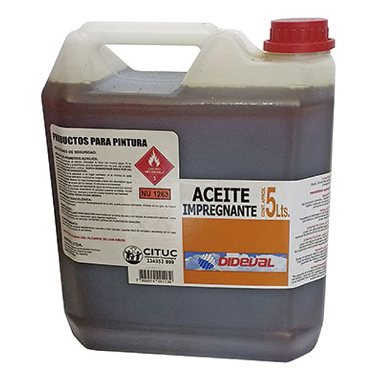 ACEITE IMPREGNANTE X 5 LTS DIDEVAL