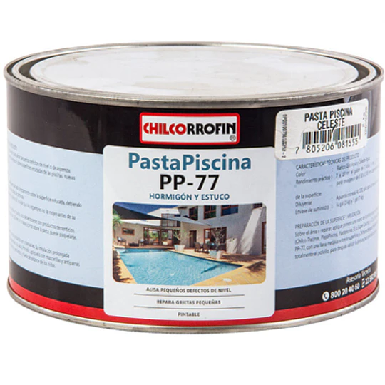 PASTA PISCINA CELESTE 2KG CHILCORROFIN