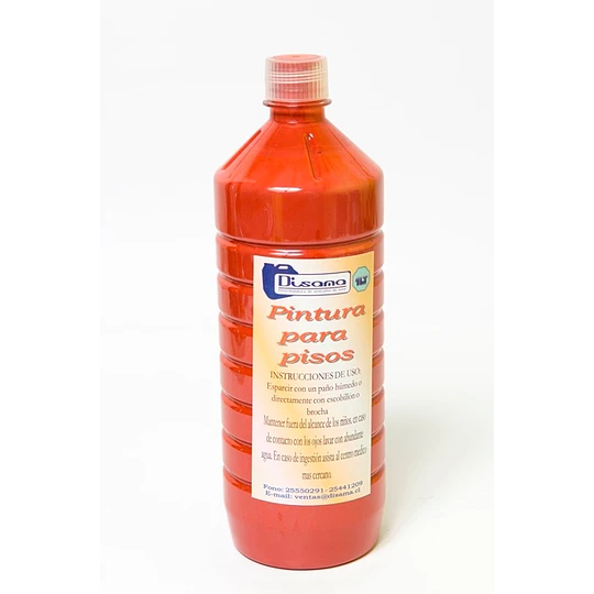 PINTURA P/PISO ROJO 1LTS