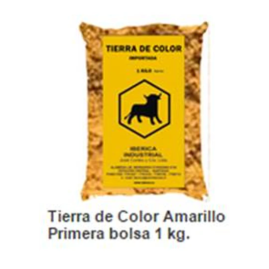 TIERRA DE COLOR AMARILLO 1KG