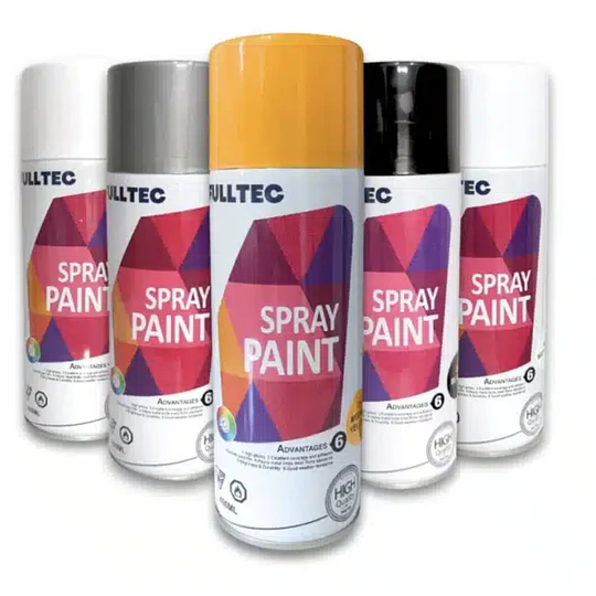 PINTURA SPRAY 400ML PLATA/SILVER FULLTEC/SELLOTEC