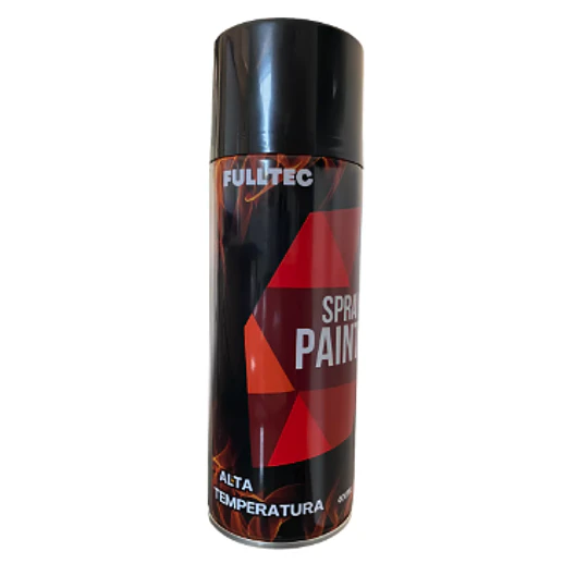 PINTURA SPRAY ALTA TEMPERATURA NEGRO 400ml FULLTEC/SELLOTEC