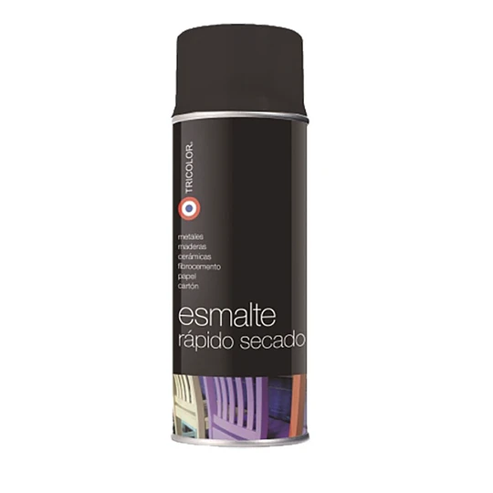 ESMALTE SPRAY OPACO BLANCO TRICOLOR