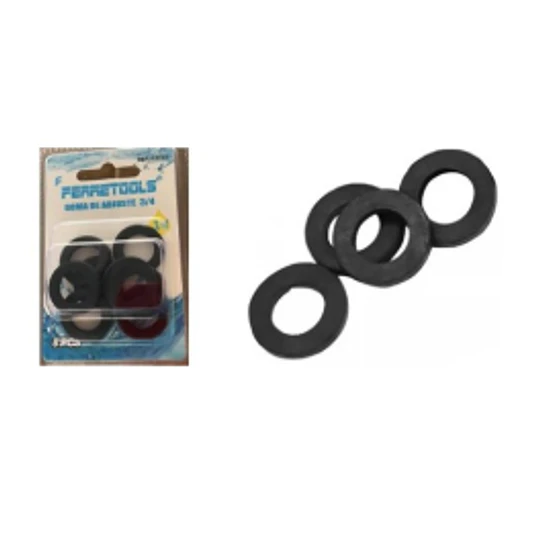 GOMA DE AJUSTE 3/4 8PCS NEGRO FCL FERRETOOLS