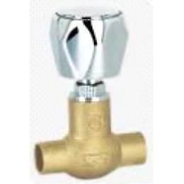 LLAVE PASO CAMPANA 1/2 CROMADO TAUMM