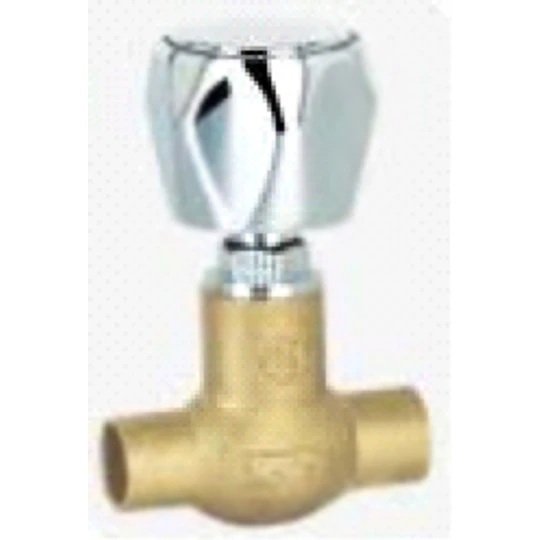 LLAVE PASO CAMPANA 1/2 CROMADO TAUMM