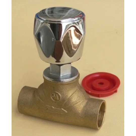 LLAVE PASO CAMPANA 3/4 CROMADO TAUMM