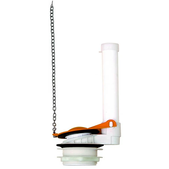 VALVULA DESCARGA C/FLAPER PVC TAUMM