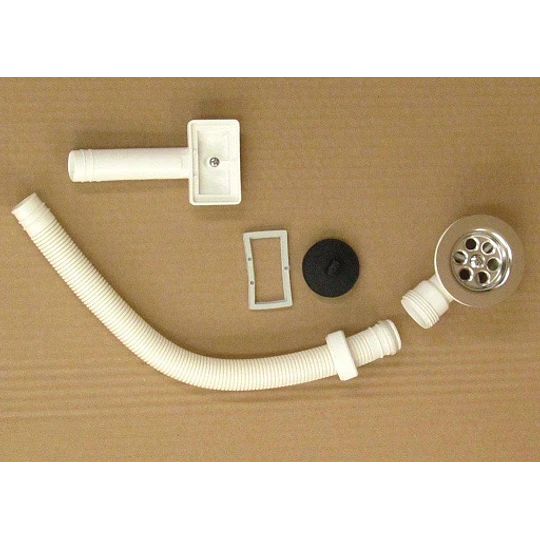 DESAGUE LAVAPLATO PLASTICO 11/2 C/REBALSE TAUMM