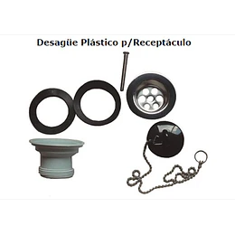 DESAGUE PLASTICO P/RECEPTACULO