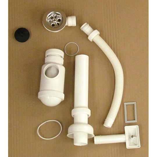 SET DESAGUE PLASTICO LAVAPLATO C/REBAL+SIFON TAUMM