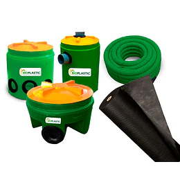 KIT DRENAJE 2500LT POLIETILENO