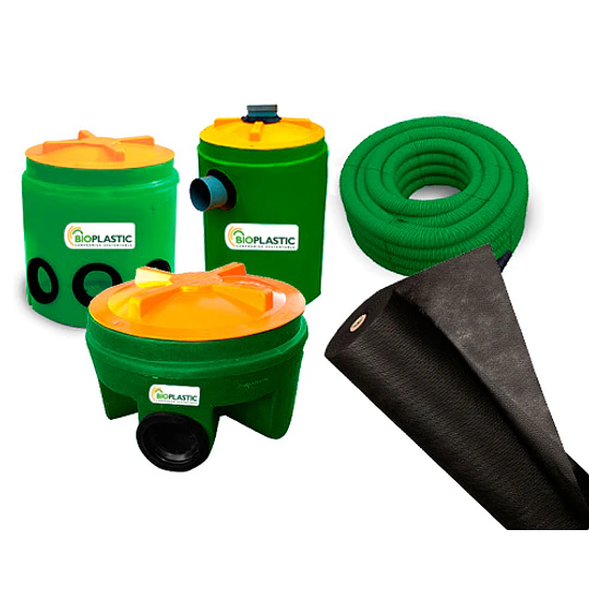KIT DRENAJE 2500LT POLIETILENO