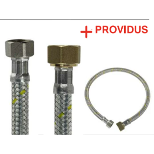 FLEXIBLE GAS 1/2PULG x 7/8PULG HI 40 CM PROVIDUS+