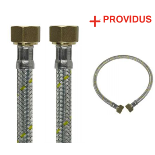 FLEXIBLE GAS 3/8PULG IZQ. HI X 3/8PULG IZQ. HI 100CM PROVIDU