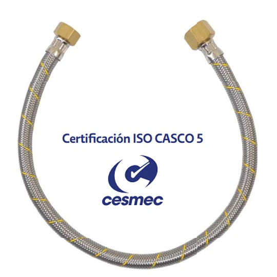 FLEXIBLE GAS 1/2X7/8 60CM STRETTO